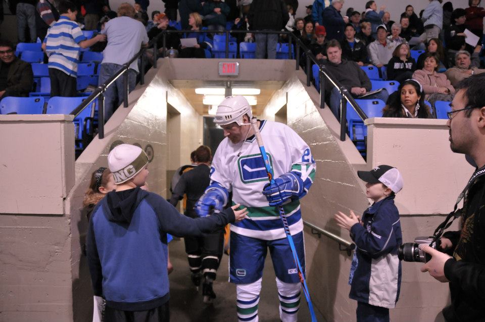 Pictures from Canucks Alumni Game