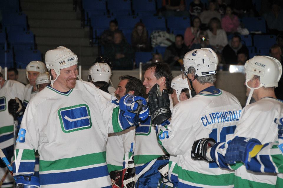 Pictures from Canucks Alumni Game