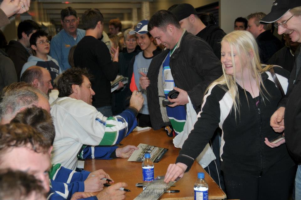 Pictures from Canucks Alumni Game