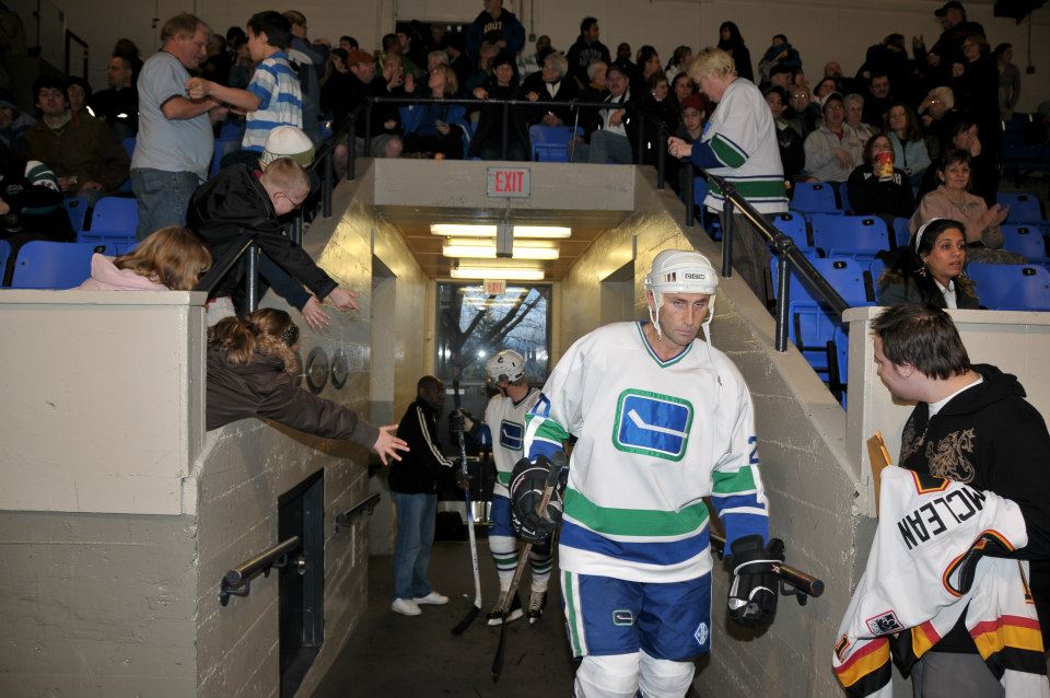 Pictures from Canucks Alumni Game