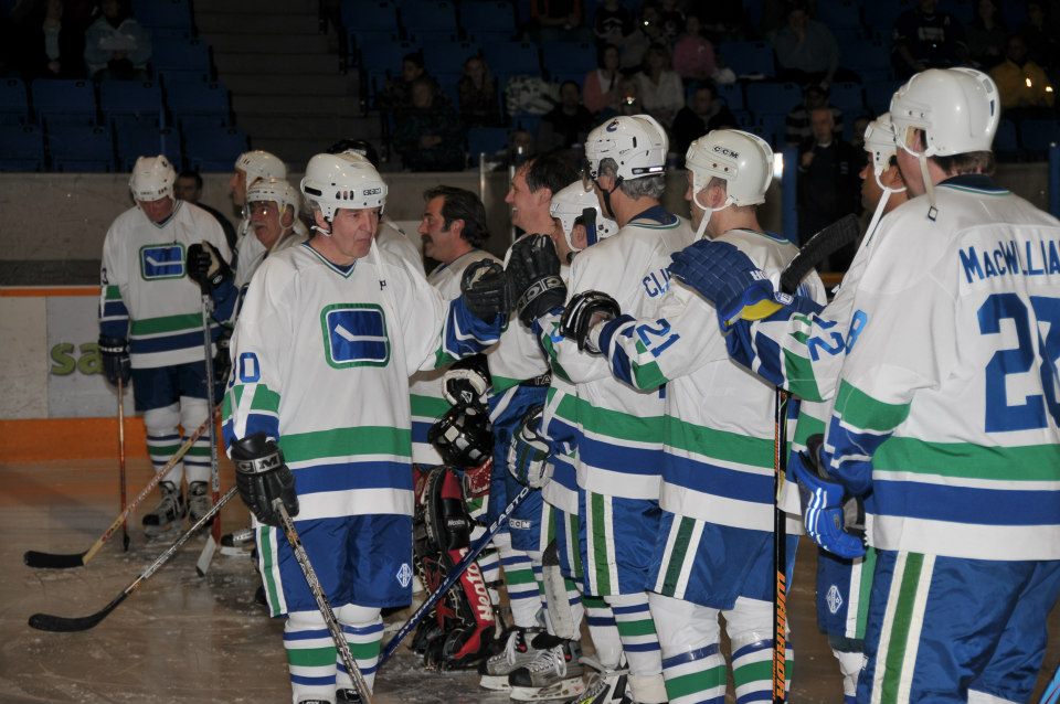 Pictures from Canucks Alumni Game