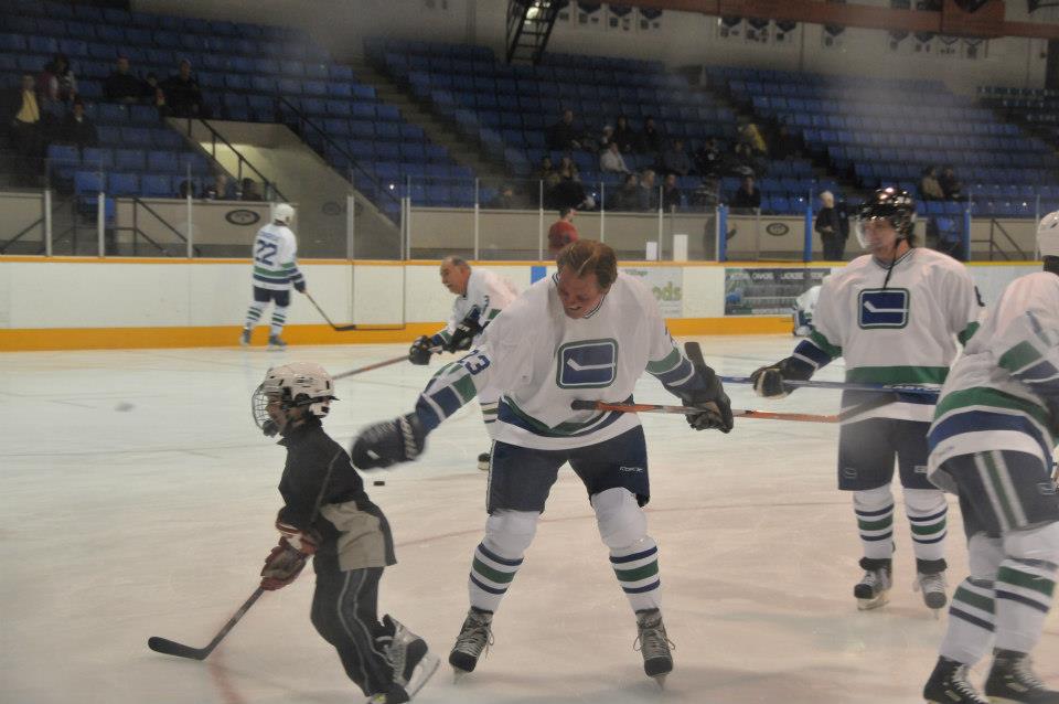 Pictures from Canucks Alumni Game