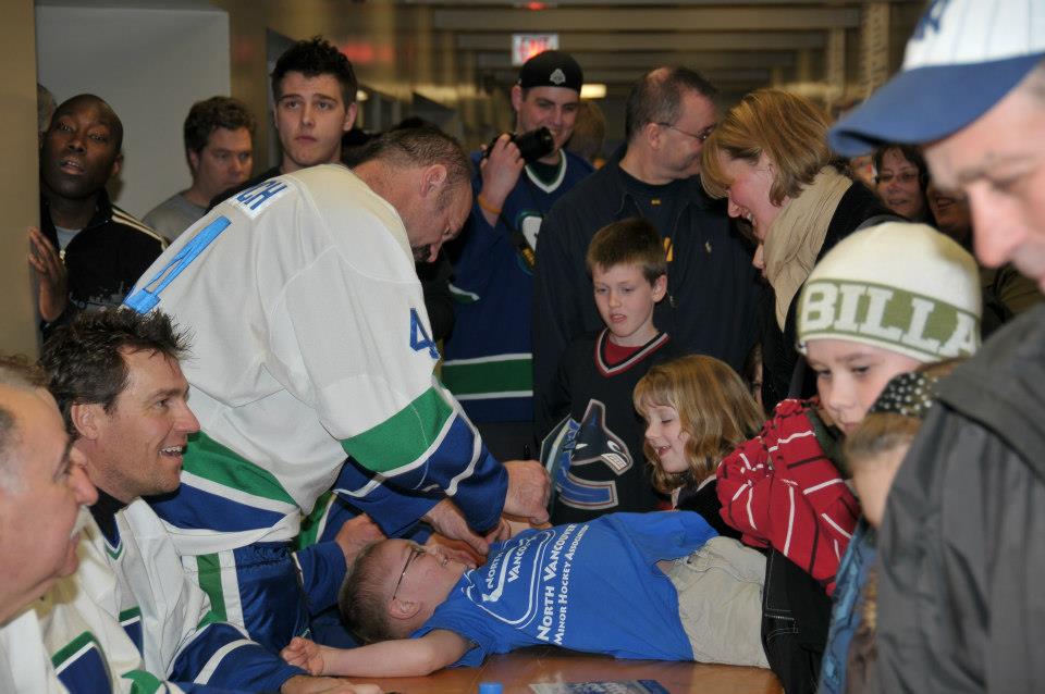 Pictures from Canucks Alumni Game