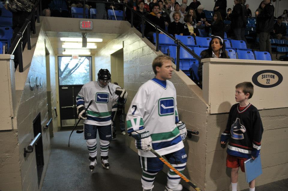Pictures from Canucks Alumni Game