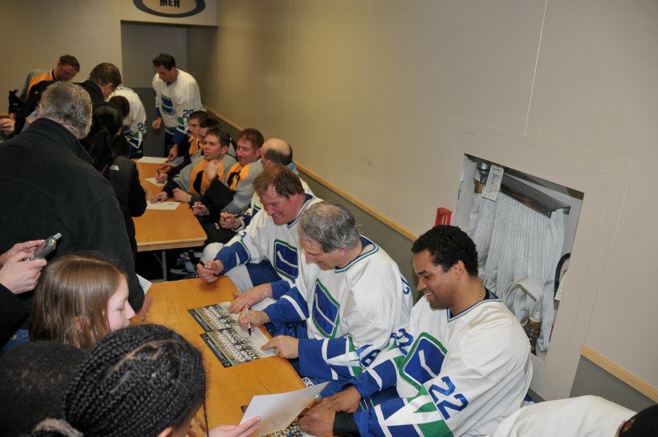 Pictures from Canucks Alumni Game