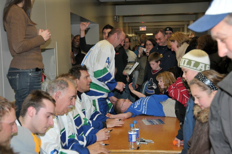 Pictures from Canucks Alumni Game