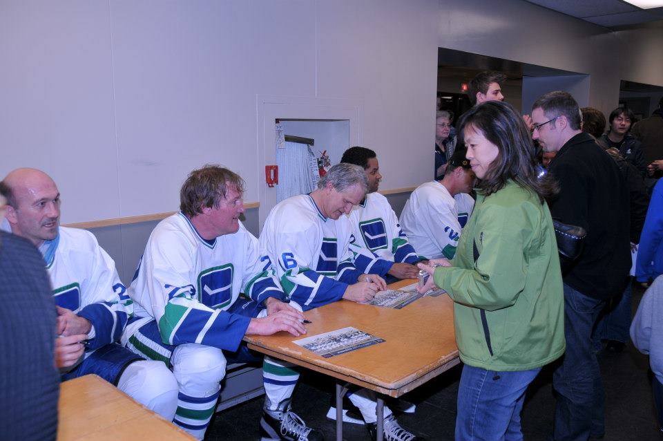 Pictures from Canucks Alumni Game
