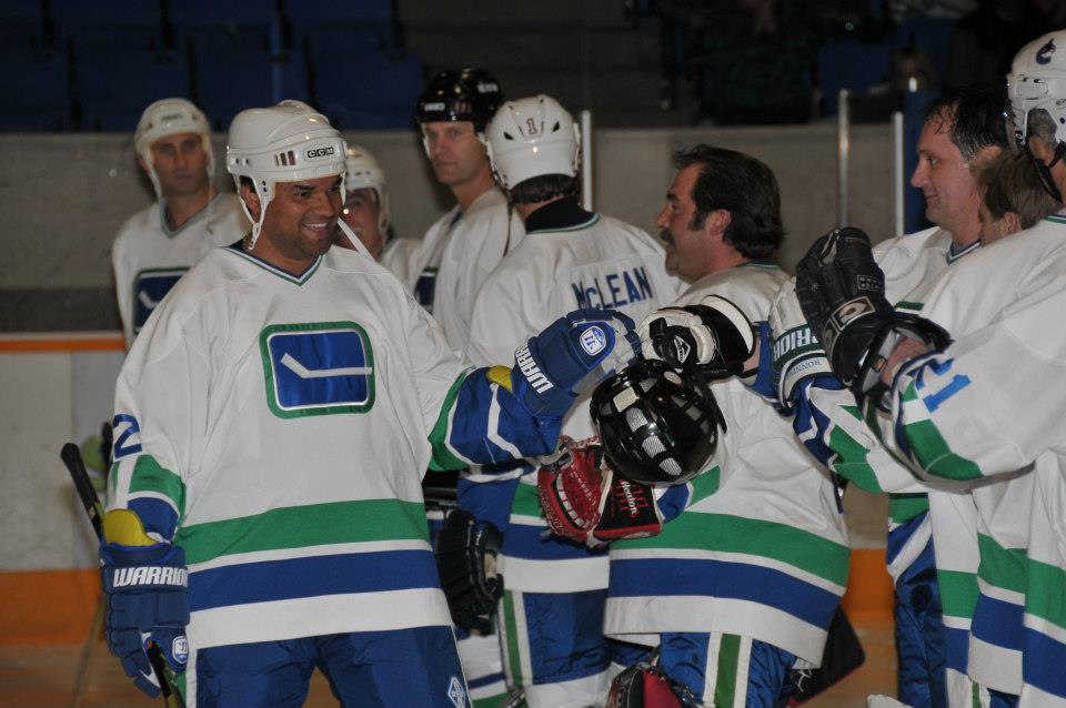 Pictures from Canucks Alumni Game