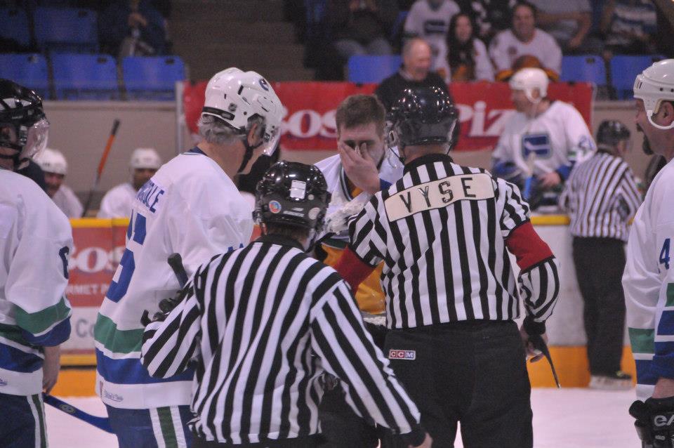 Pictures from Canucks Alumni Game