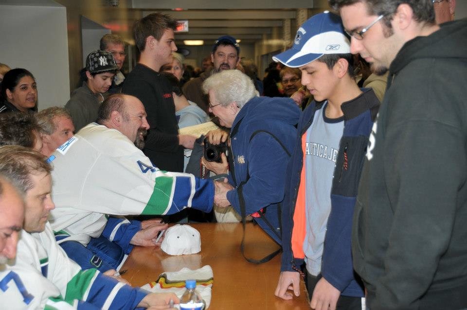 Pictures from Canucks Alumni Game