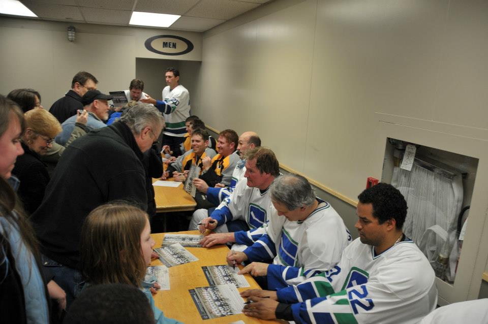 Pictures from Canucks Alumni Game