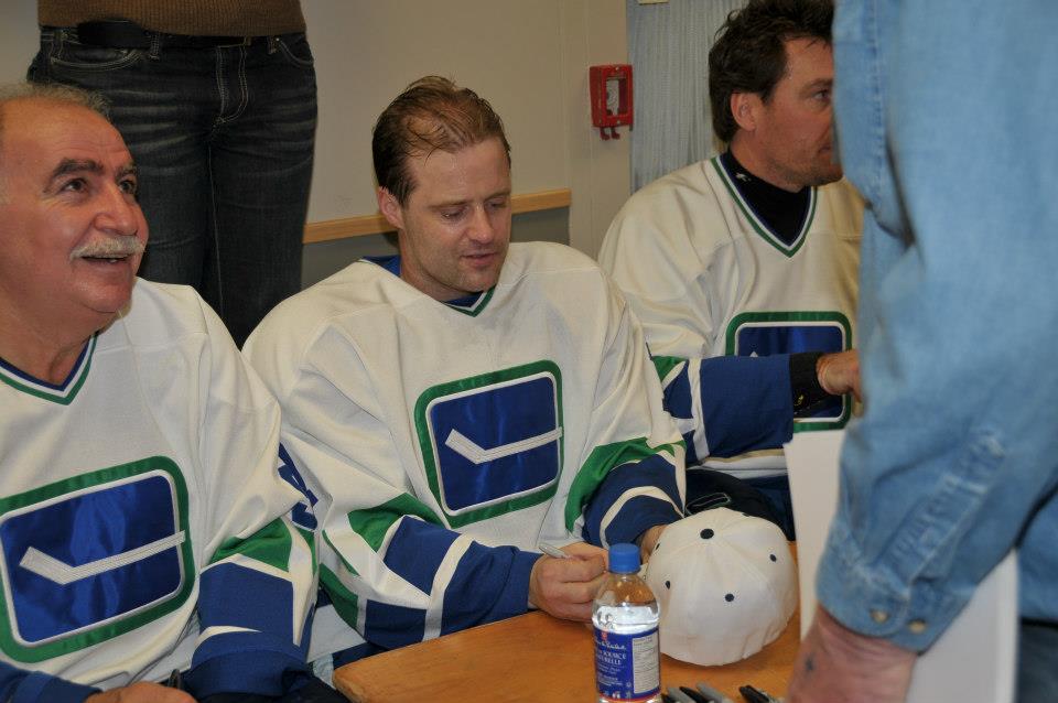 Pictures from Canucks Alumni Game